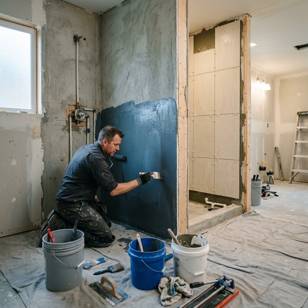 plaatimine ja hüdroisolatsioon