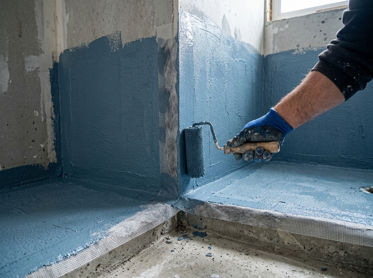 Hüdroisolatsiooni paigaldus dušinurgas