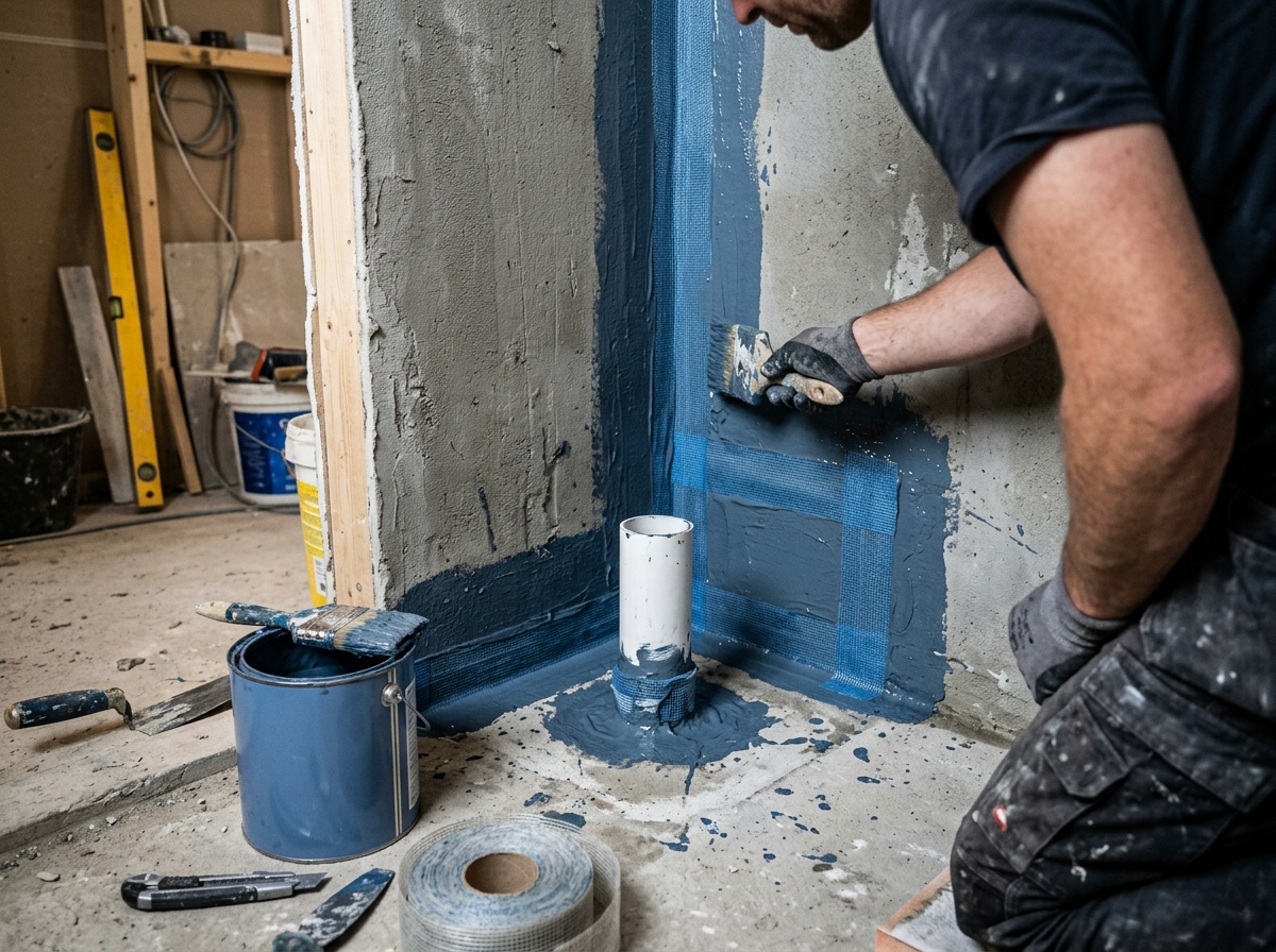 Mastiks nurkades ja torudel